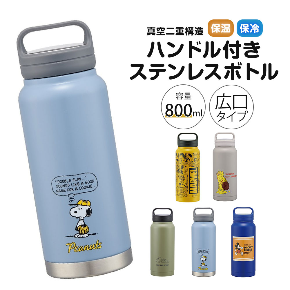 スケーター ステンレスボトル ハンドル 水筒 大容量 大きめ 保冷 保温
