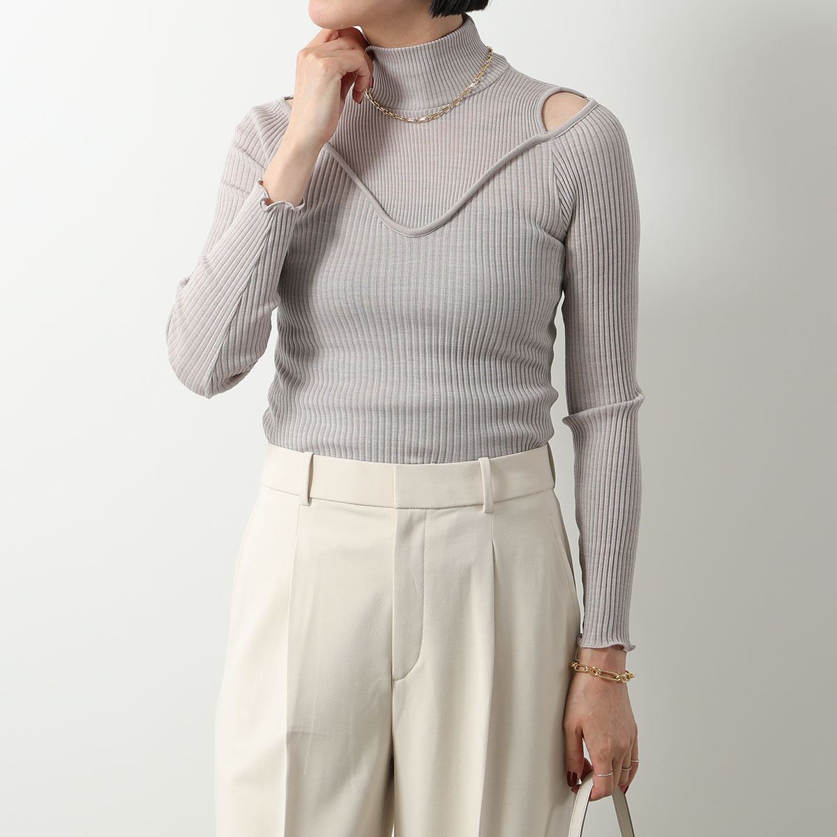 OSCALITO（オスカリート） 長袖ニット 6894 レディース ウール シルク