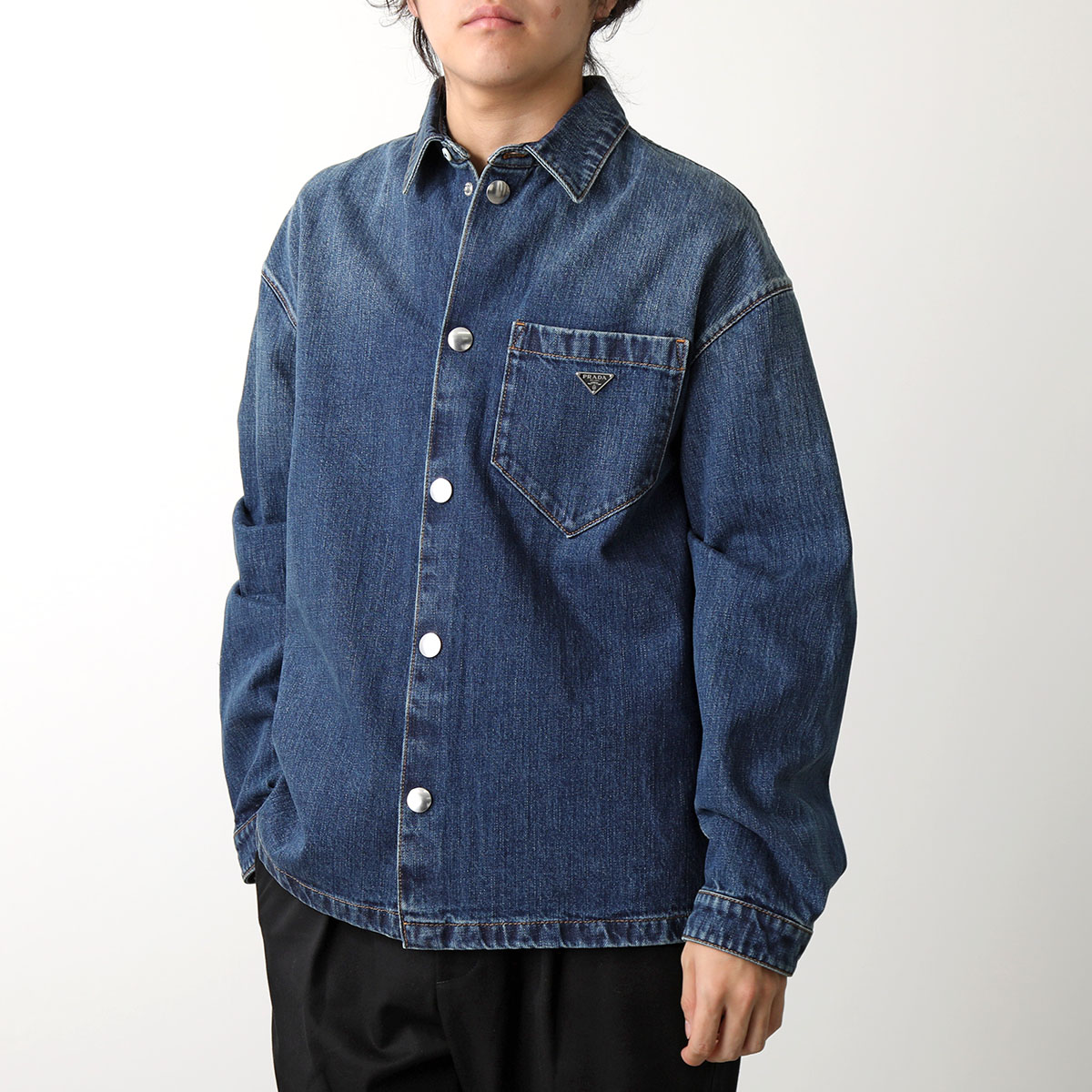 PRADA（プラダ） デニム シャツ GEC066 14EF メンズ ジャケット 長袖