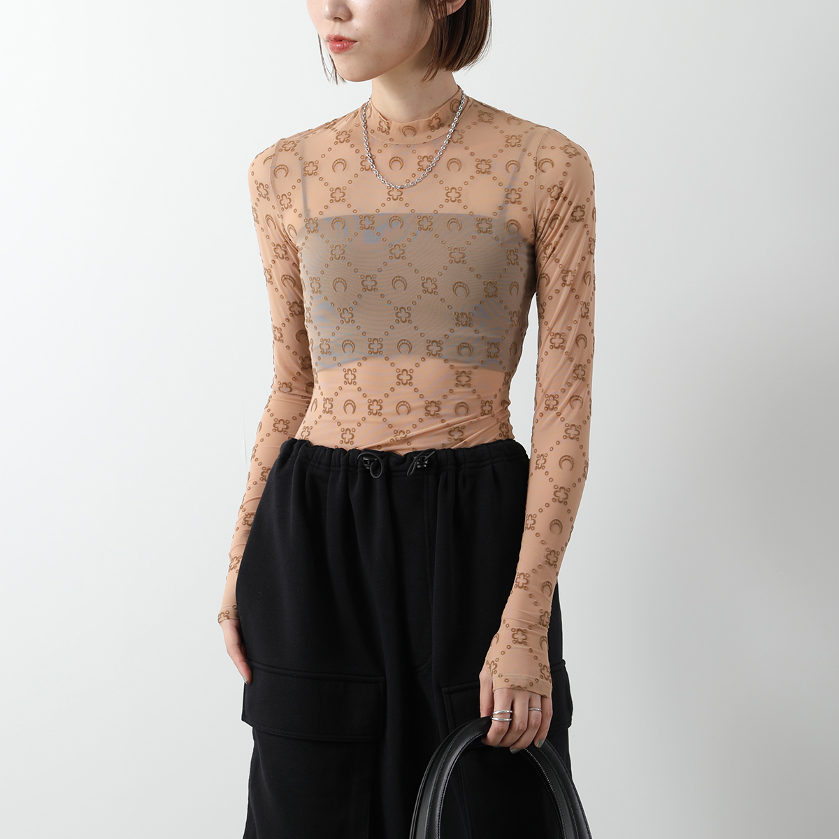 MARINE SERRE（マリーンセル） マリーン セル ロンT カットソー