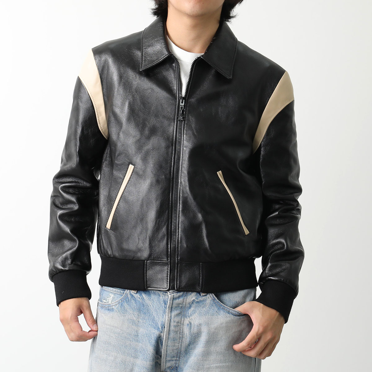 CELINE（セリーヌ） レザージャケット 968H.2EK13. 38CR メンズ