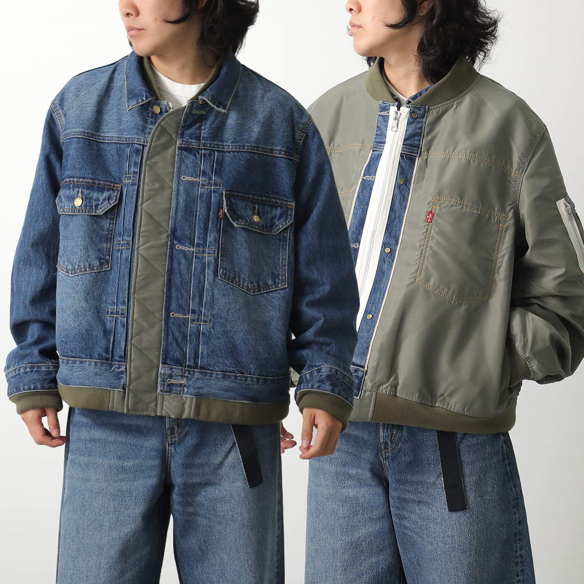 sacai（サカイ） × Levi's リーバイス コラボ ジャケット 25-03707M