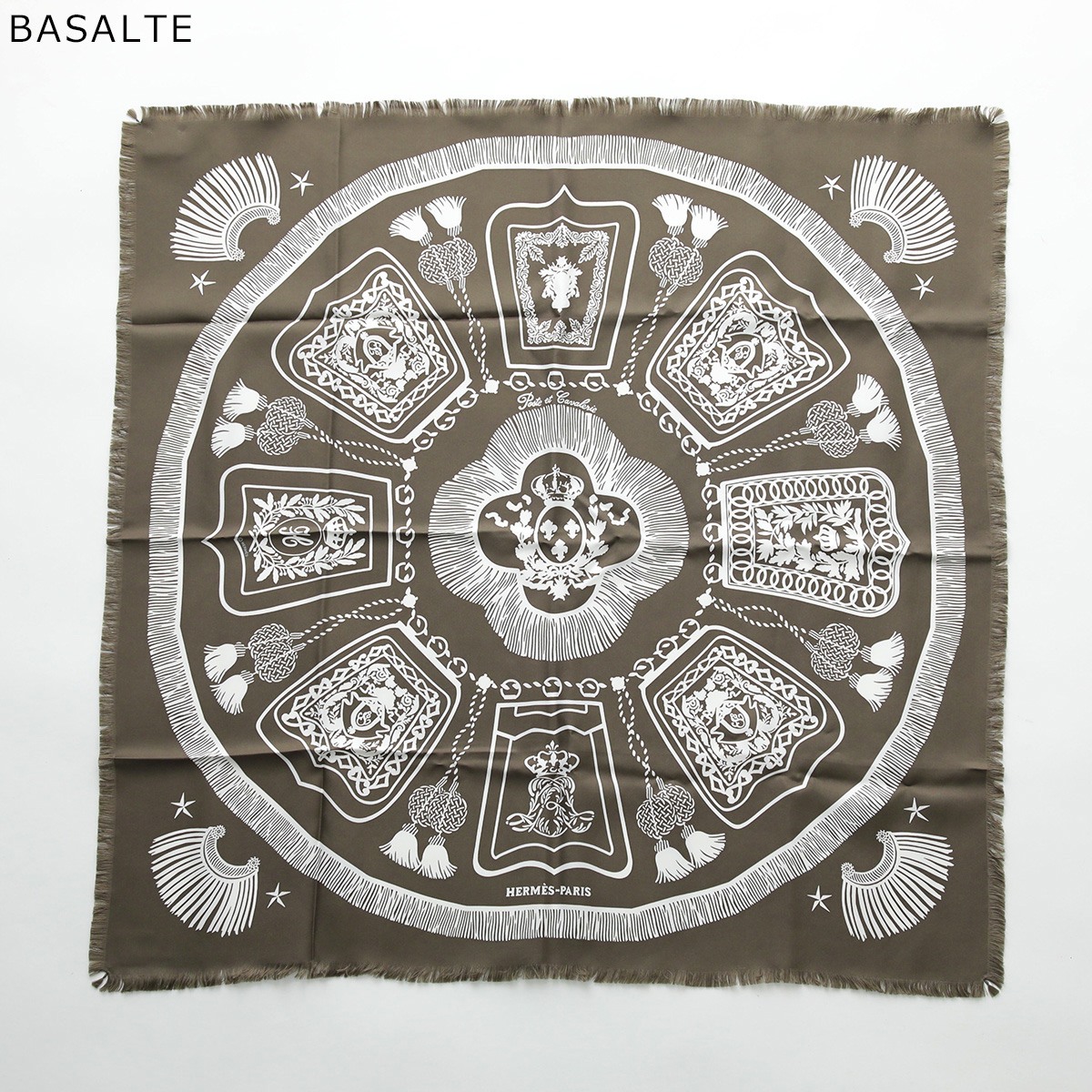 HERMES（エルメス） スカーフ カレH 80 CARRE 77×76 サーベル飾袋