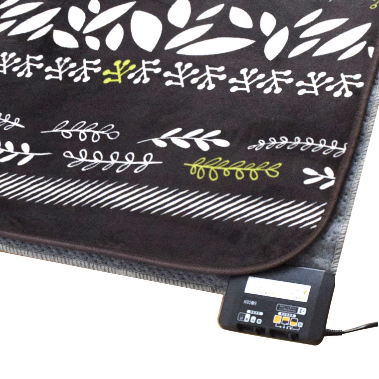 ホットカーペット 2畳 本体 ラグセット カバー付き 約176×176cm 電気