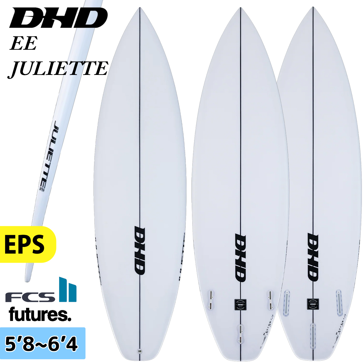 DHD サーフボード EE JULIETTE EPS ジュリエット 5'8〜6'4 日本正規品