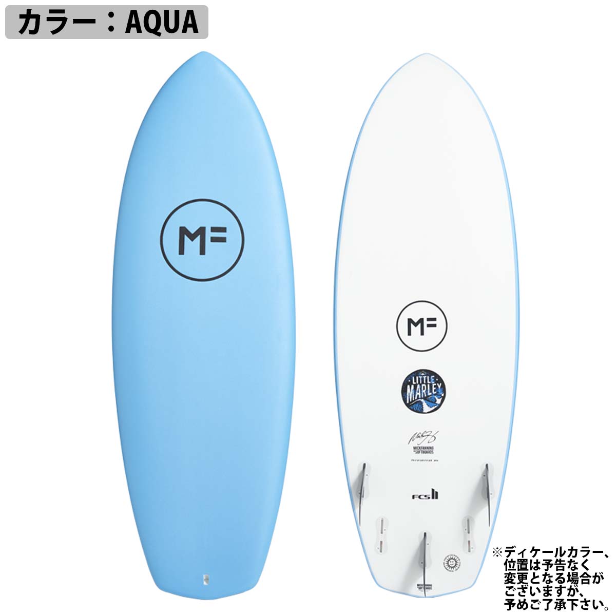 25 ミックファニングソフトボード LITTLEMARLEYEPOXYLAM リトル