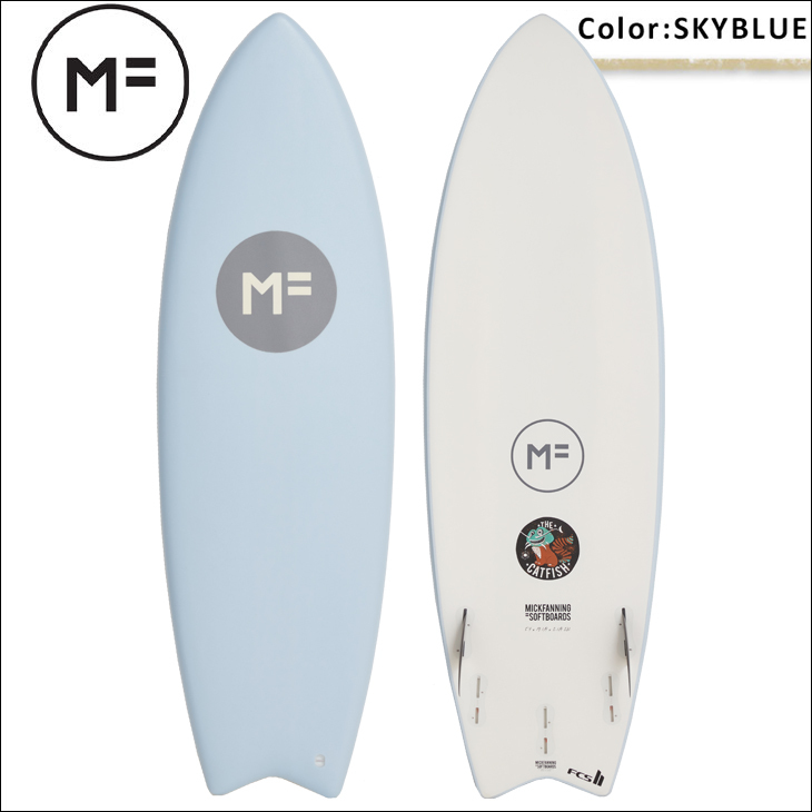 2023年モデル ミックファニング ソフトボード CATFISH 5'4 キャット