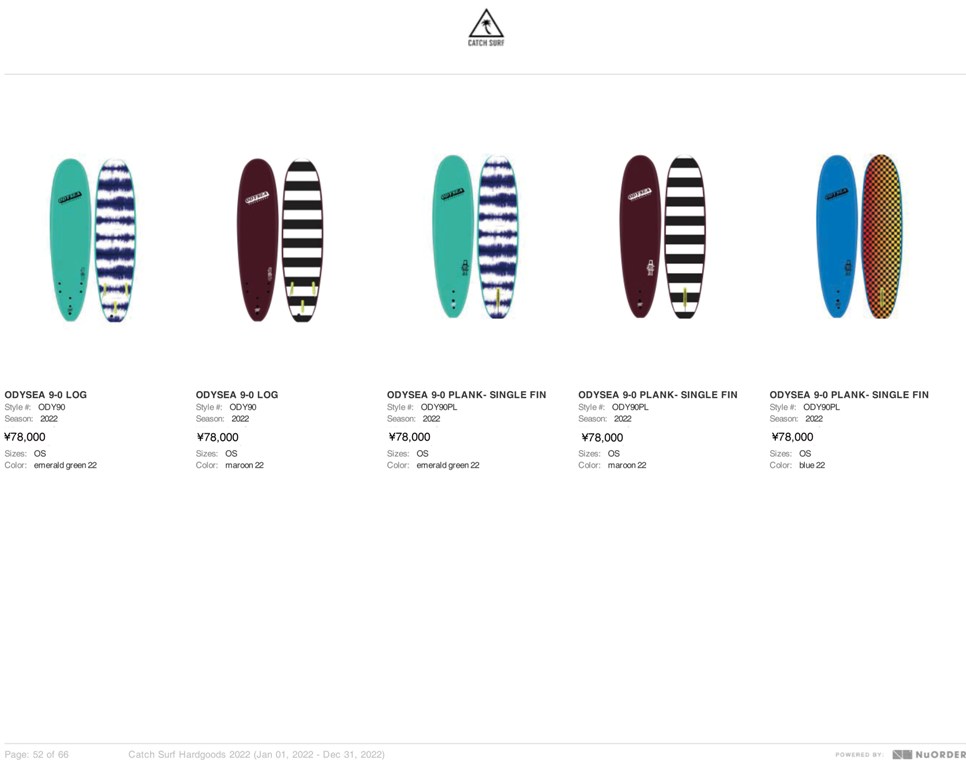 2022年モデル CATCH SURF キャッチサーフ ソフトボード ODYSEA 9'0 LOG