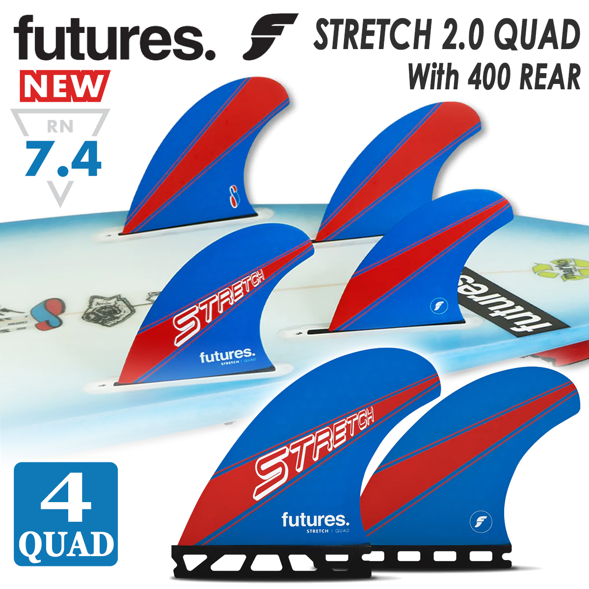futures.（フューチャー） 24 futures. フィン STRETCH 2.0 QUAD With