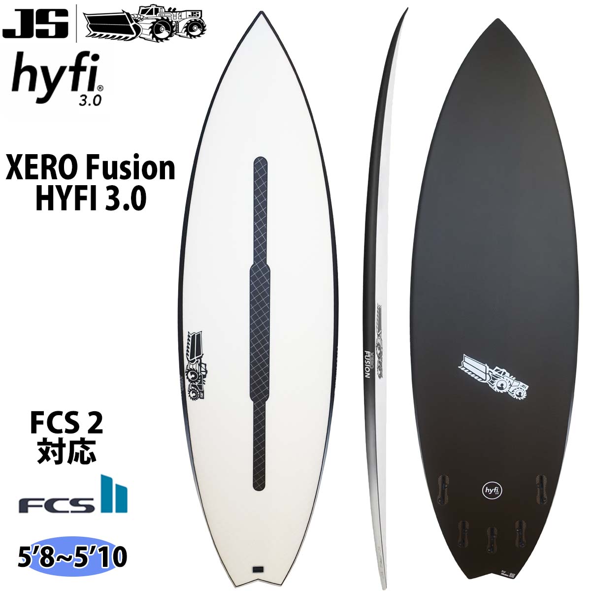 JS SURFBOARD サーフボード 板 ゼロフュージョン ハイフ XERO Fusion