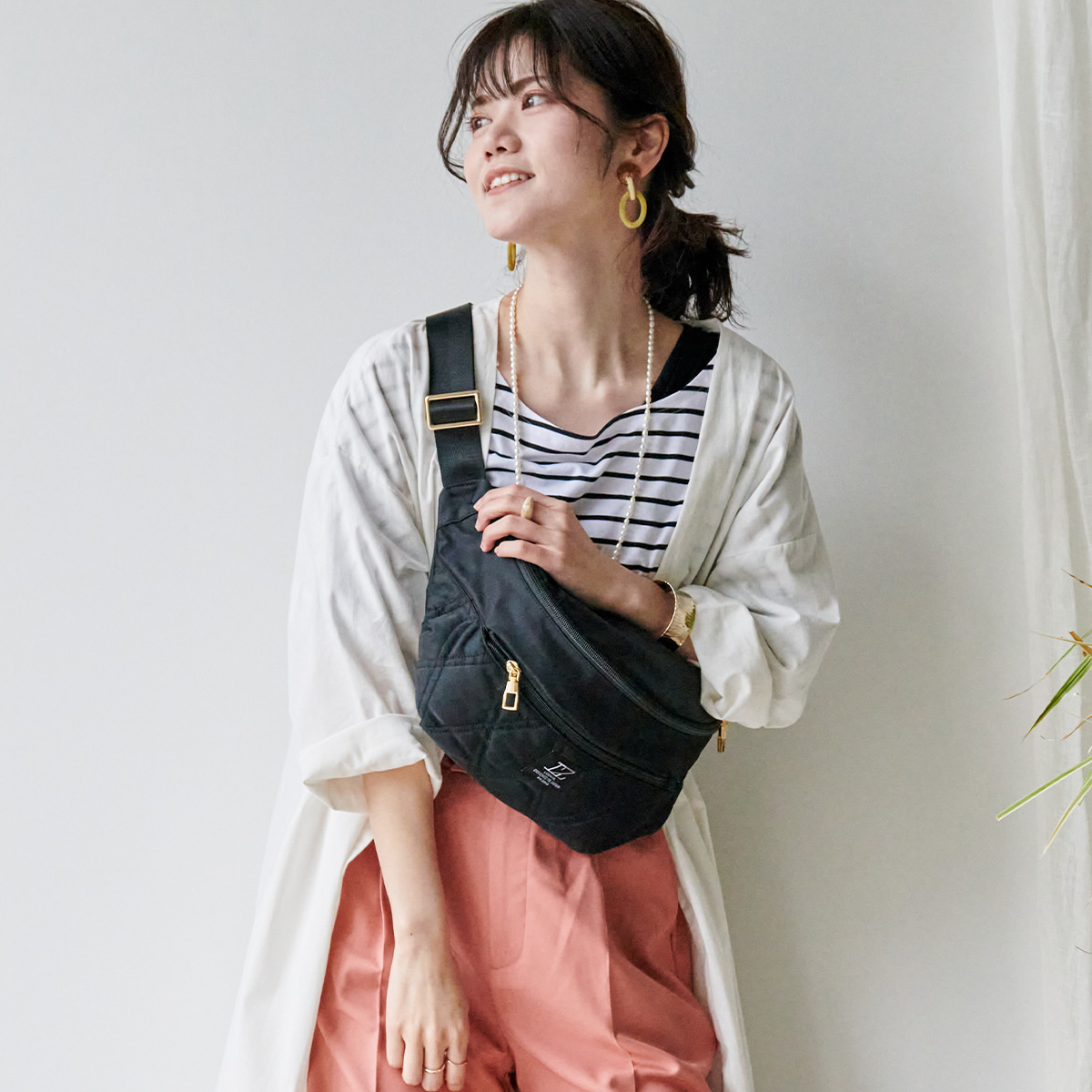 LIZDAYS（リズデイズ） ボディバッグ ウエストポーチ ナイロン