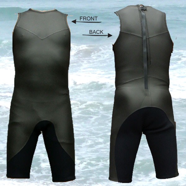 オリジナル 2mm メンズ ショートジョン メッシュスキン 国産 レトロ