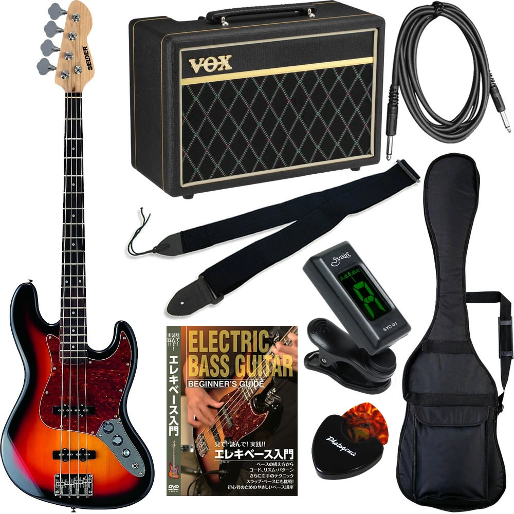 SELDER エレキベース PB-30/JB-30 VOX Pathfinder Bass 10 スーパー