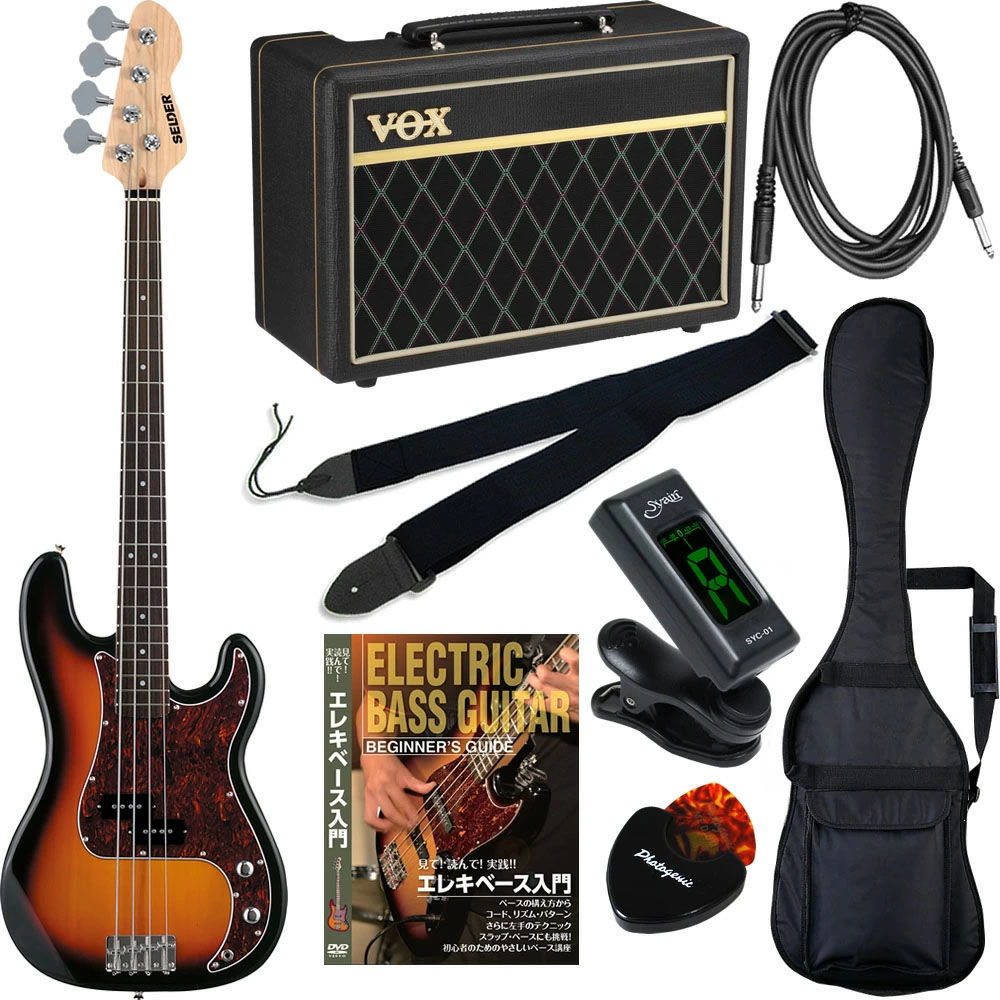 SELDER エレキベース PB-30/JB-30 VOX Pathfinder Bass 10 スーパー