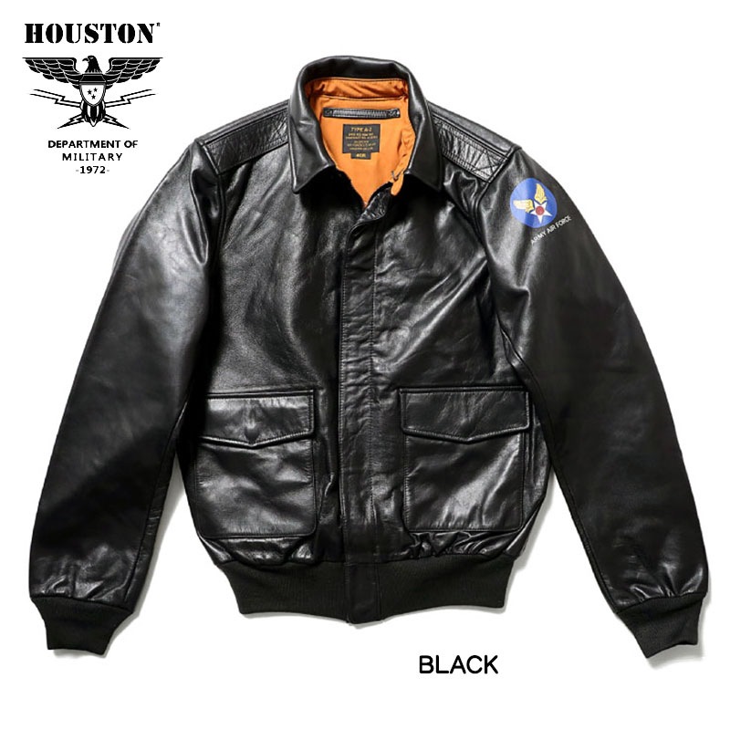 HOUSTON（ヒューストン） レザージャケット 革ジャン メンズ A-2 A2 US