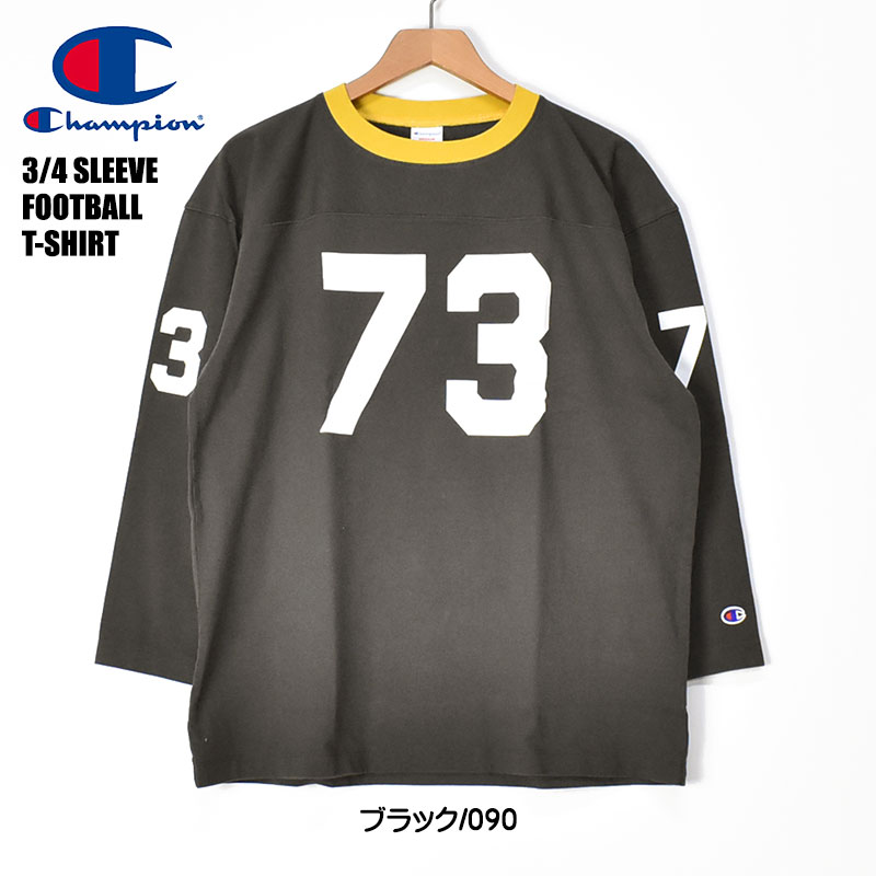 Champion（チャンピオン） 7分袖 フットボールTシャツ メンズ