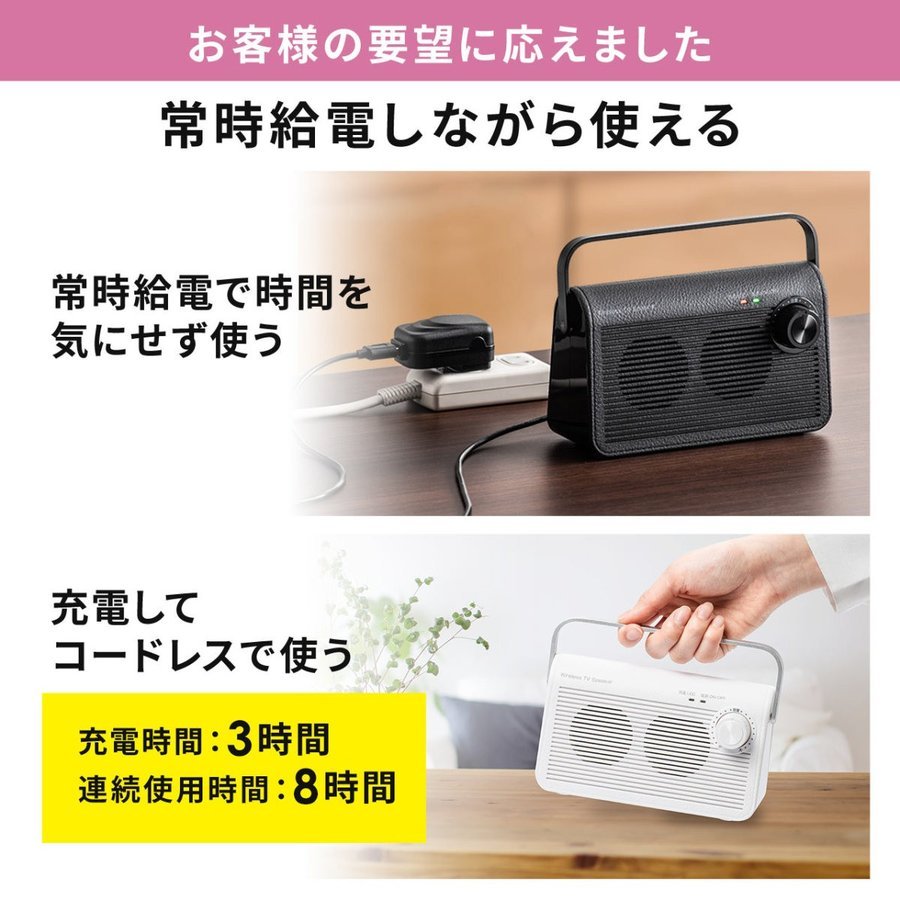 SANWA SUPPLY（サンワサプライ） テレビスピーカー テレビ用スピーカー