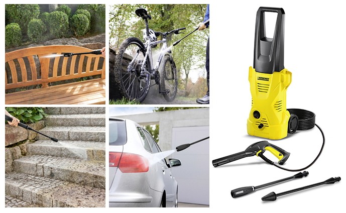 ケルヒャー（KARCHER） 高圧洗浄機 K2 ＋ フレキシブル可変ノズル360