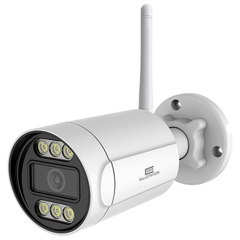 SecuSTATION 防犯カメラ 屋外 監視カメラ 家庭用 wifi ワイヤレス