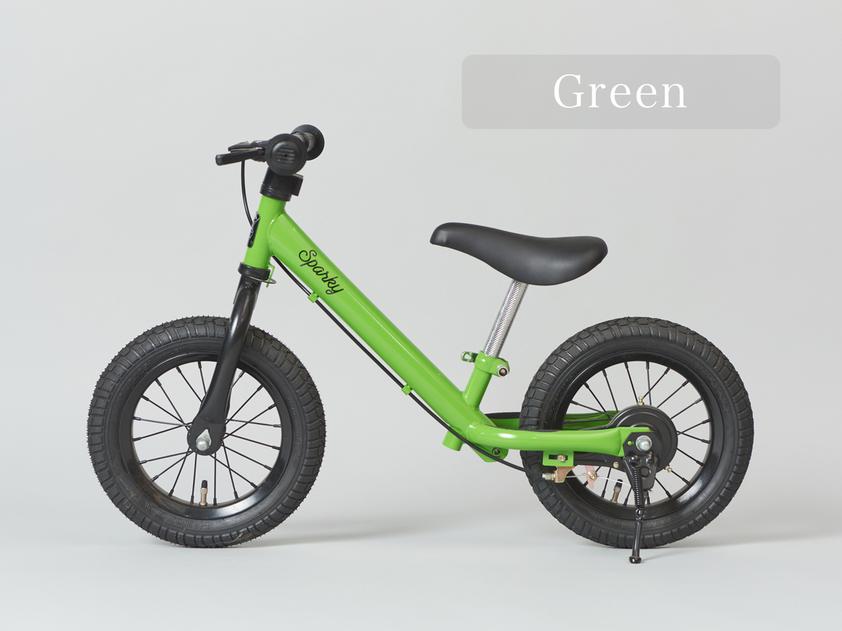 キッズバイク スパーキー ブレーキ付ゴムタイヤ装備 プレゼント