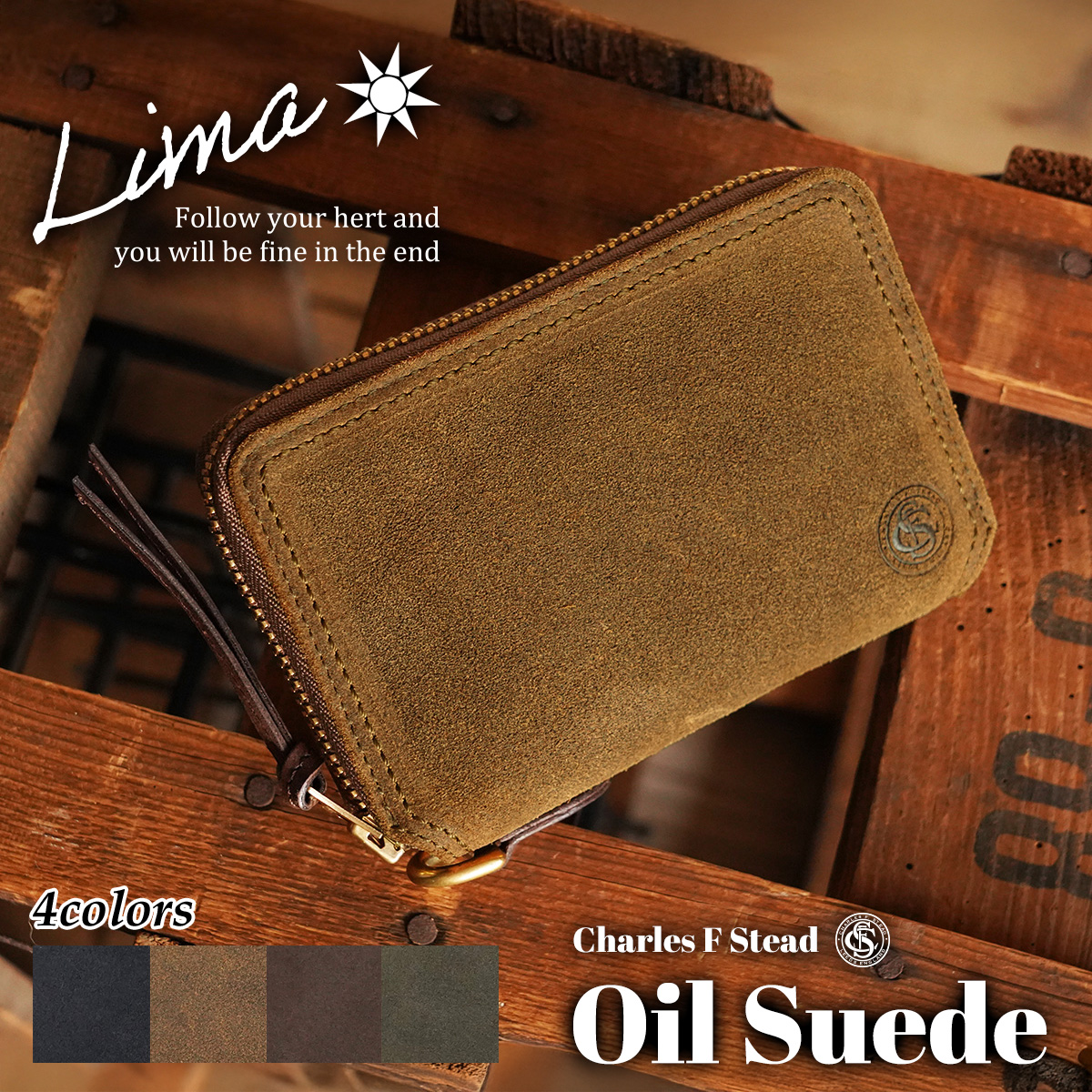 BAGGY PORT（バギーポート） ラウンドファスナー ハーフ財布 FZKM11