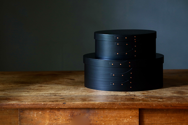 AXCIS（アクシス） シェーカーボックス S M 2個セット 黒 収納ボックス