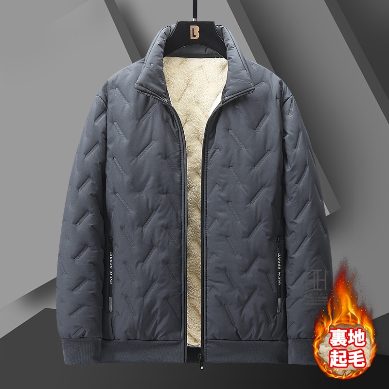 ホームアイホーム 裏ボア ボアジャケット ジャンパー メンズ 中綿