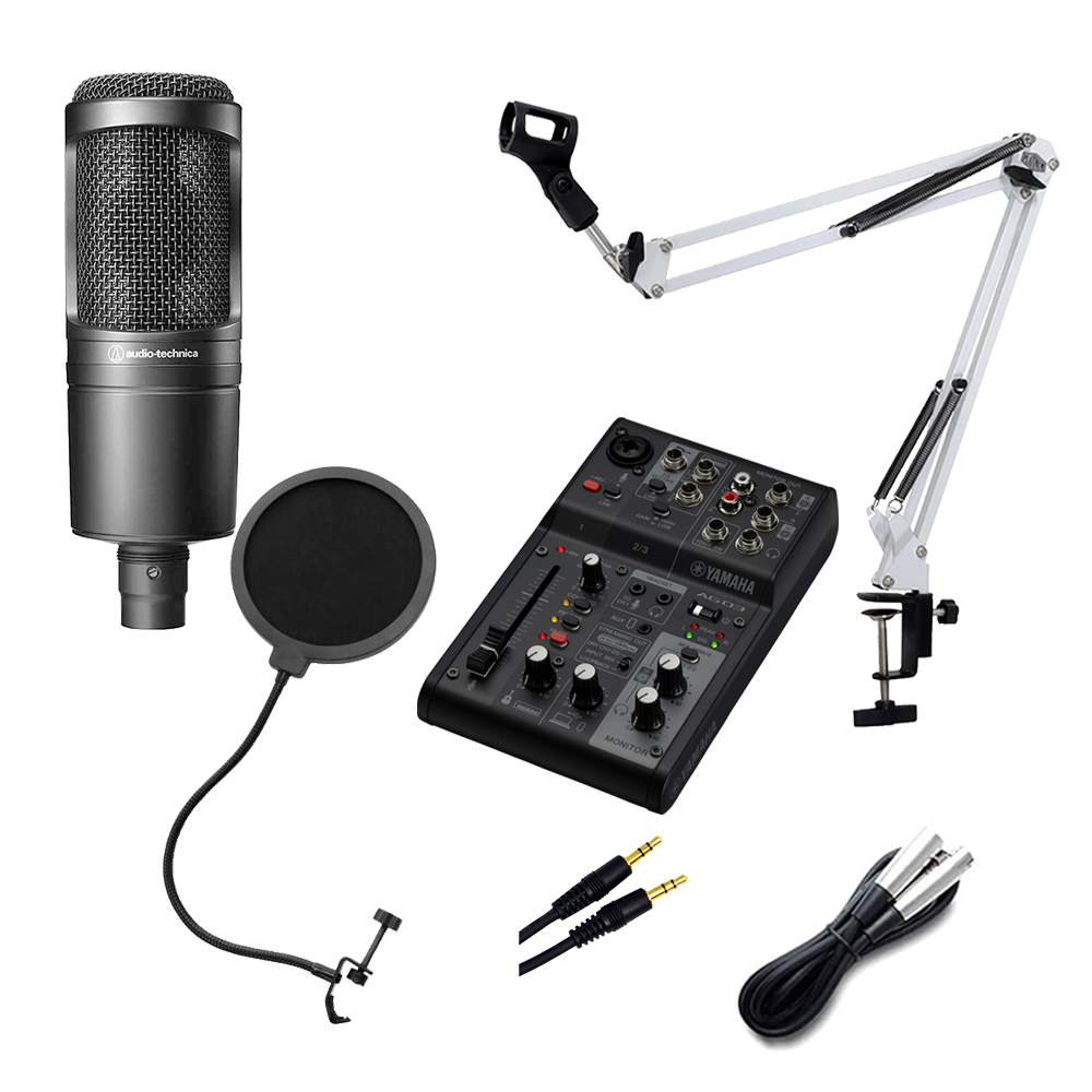 YAMAHA（ヤマハ） AG03MK2 AT2020 高音質配信セット コンデンサー