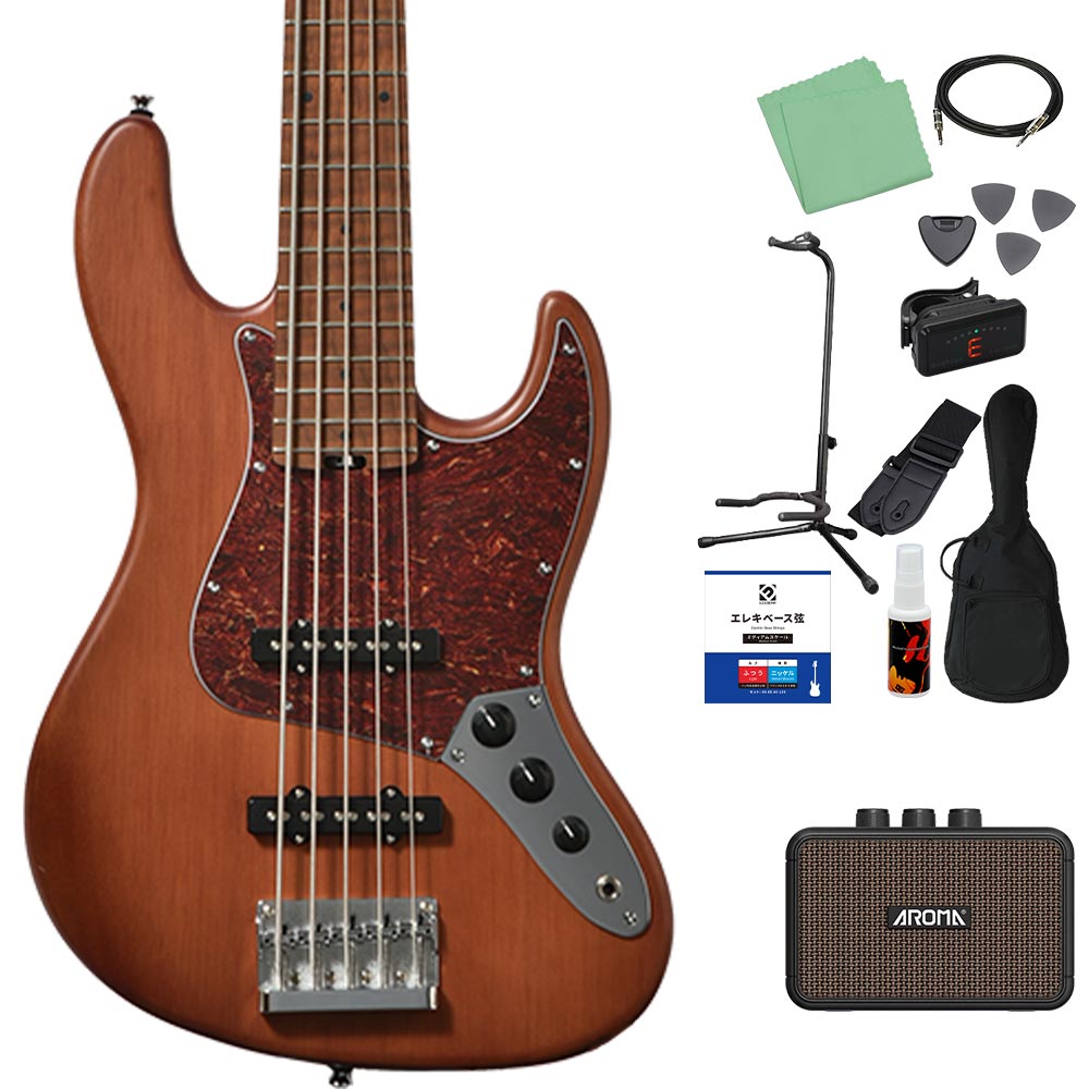 Bacchus（バッカス） WL5-STD/RSM 5弦ベース初心者12点セット