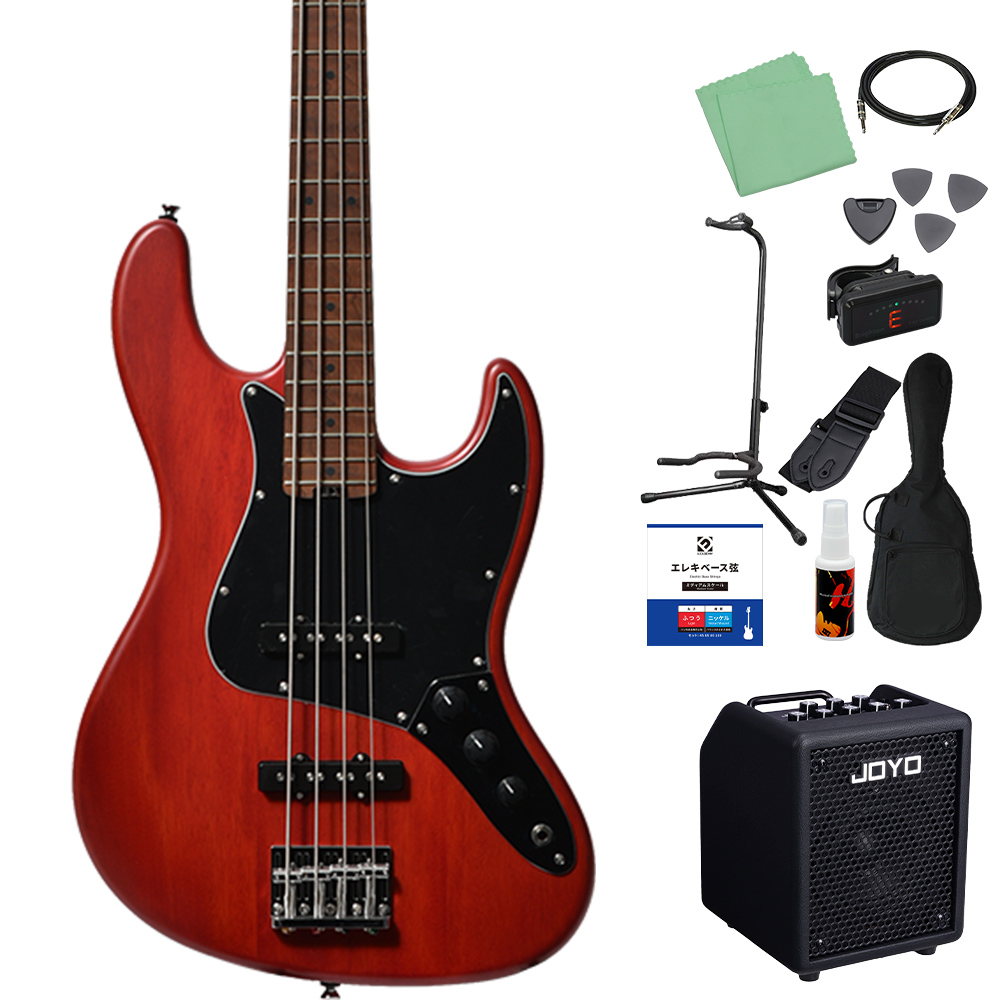 Bacchus（バッカス） WL4-STD/RSM ベース 初心者12点セット VOXアンプ