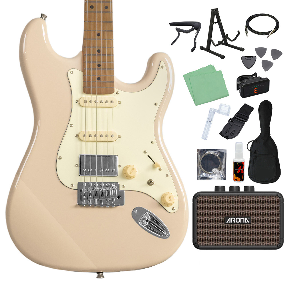 Eris. エリス Nestia エレキギター初心者14点セット 充電式ミニアンプ