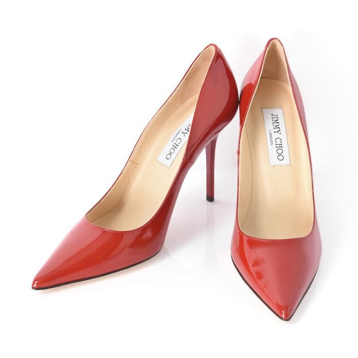 JIMMY CHOO（ジミーチュウ） パンプス エナメル レザー 10cm