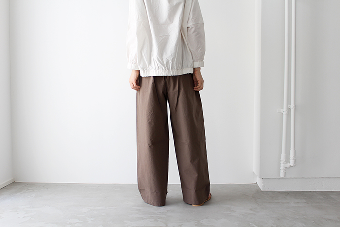 evam eva（エヴァムエヴァ） cotton wide pants コットン ワイド