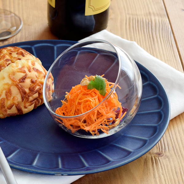 爆買スラントボウル 120cc ガラス ガラス食器 ボウル 小鉢 アイス