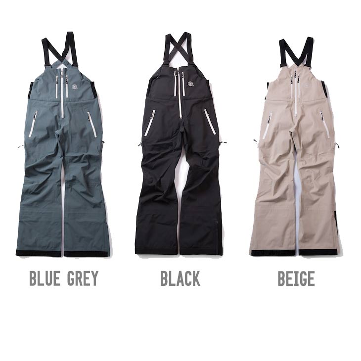 UNFUDGE アンファッジ 23-24 SMOKE BIB PANTS SLIM FIT スモーク