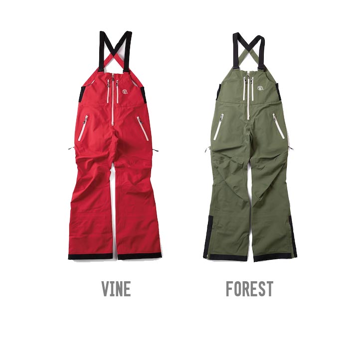 UNFUDGE アンファッジ 23-24 SMOKE BIB PANTS SLIM FIT スモーク