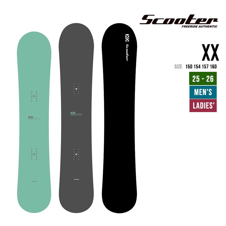 SCOOTER スクーター 25-26 XX ダブルエックス 2025-2026 スノーボード