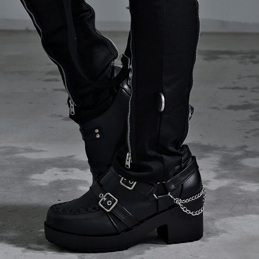 LOVEHUNTER（ラブハンター） ブーツ メンズ レディース 厚底 ショート