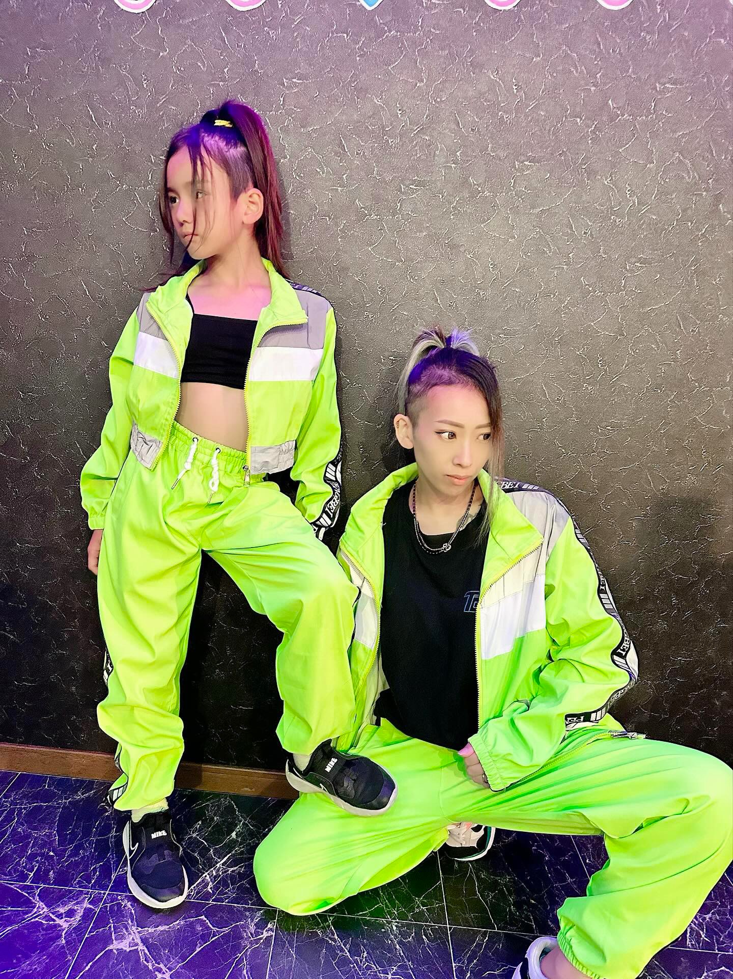 ウィンドブレーカー ネオンカラー 反射板 ジャージ 上下 メンズ