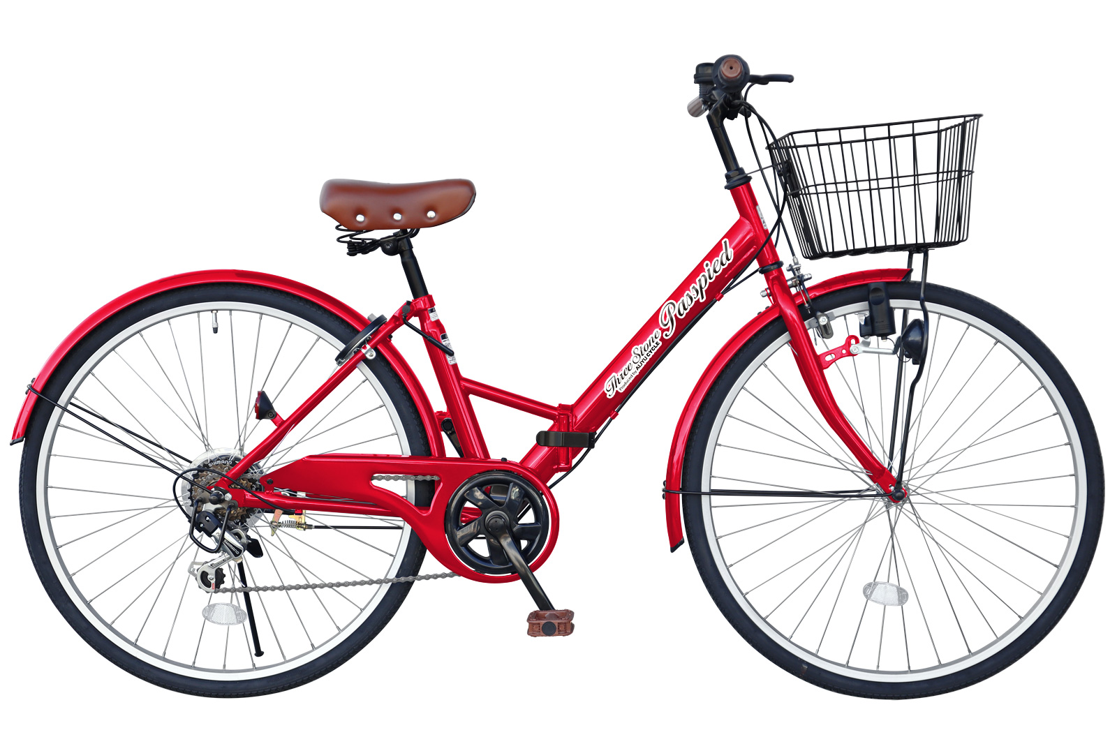 シティサイクル（色：レッド系）｜自転車車体｜自転車｜車、バイク