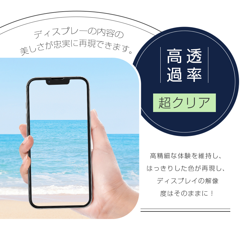 SLUB iPhone 17/16/15シリーズ機種用 強化ガラスフィルム 9D曲面