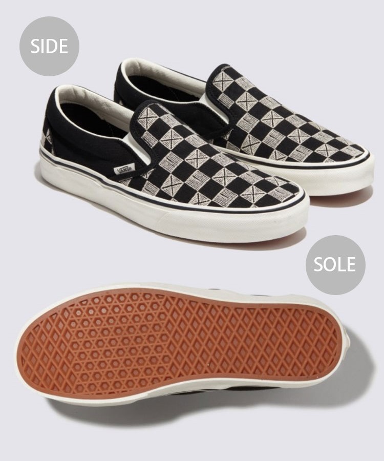 VANS（ヴァンズ） バンズ スニーカー SLIP-ON STITCH CHECKERBOARD
