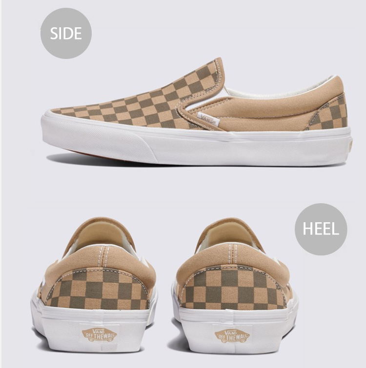 VANS（ヴァンズ） バンズ スニーカー SLIP-ON CANVAS BLOCK BROWN