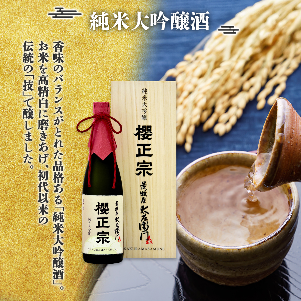 北国からの贈り物 日本酒 ギフト 櫻正宗 金稀 無濾過 純米大吟醸三五