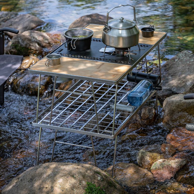 CAMPINGMOON キャンピングムーン フィールドラック グリルテーブル IGT