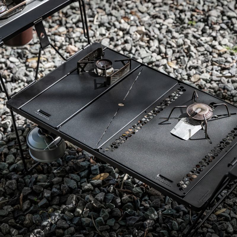 CAMPINGMOON IGT テーブル 天板 セット ブリッジテーブル 用 ハーフ