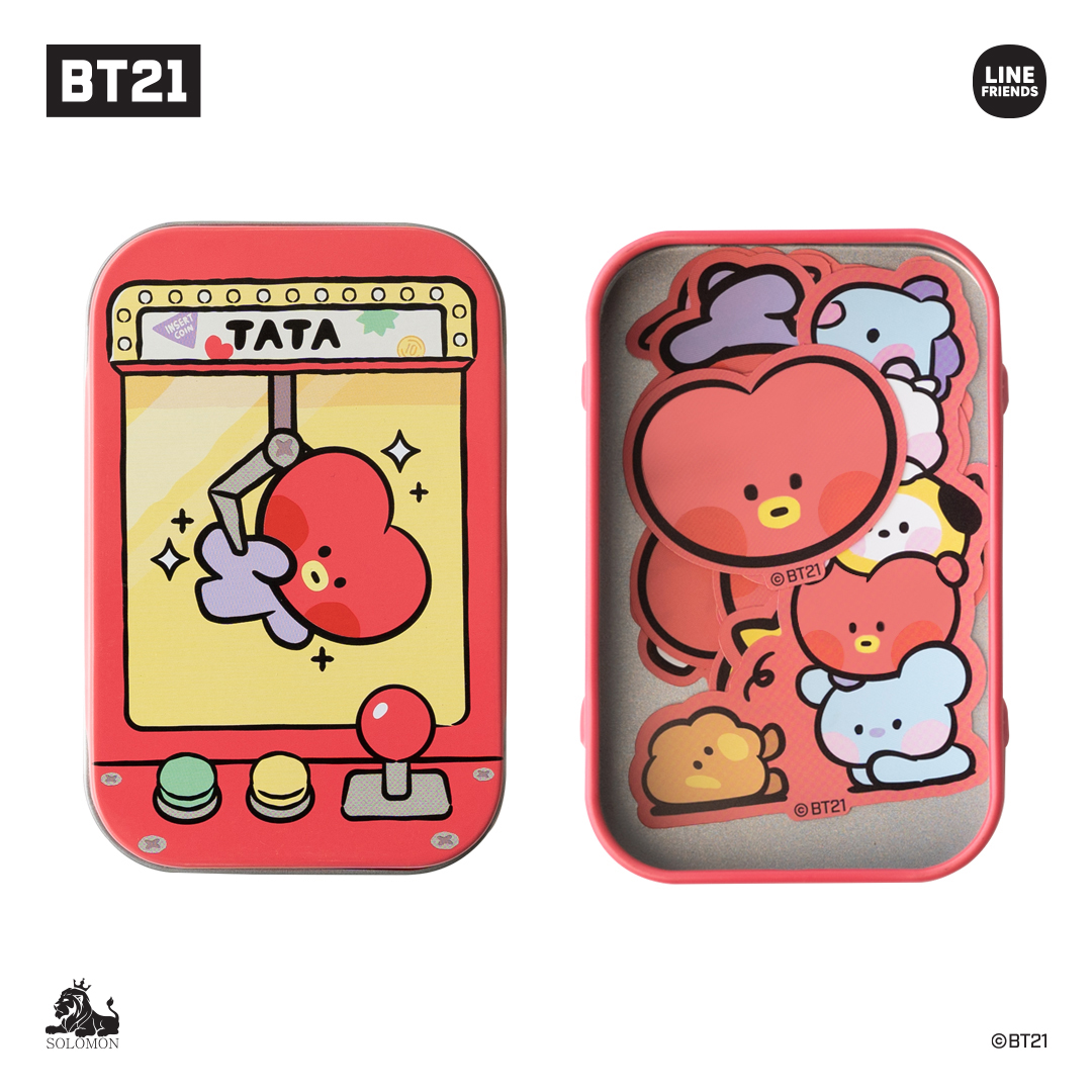 50%OFFセール ：】 ソロモン商事 BT21 minini ティンケースステッカー
