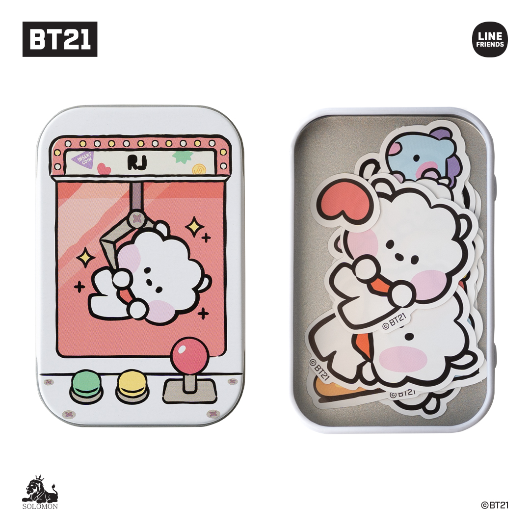 50%OFFセール ：】 ソロモン商事 BT21 minini ティンケースステッカー