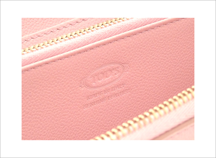 TOD'S（トッズ） ラウンドファスナー レザー ウォレット 長財布