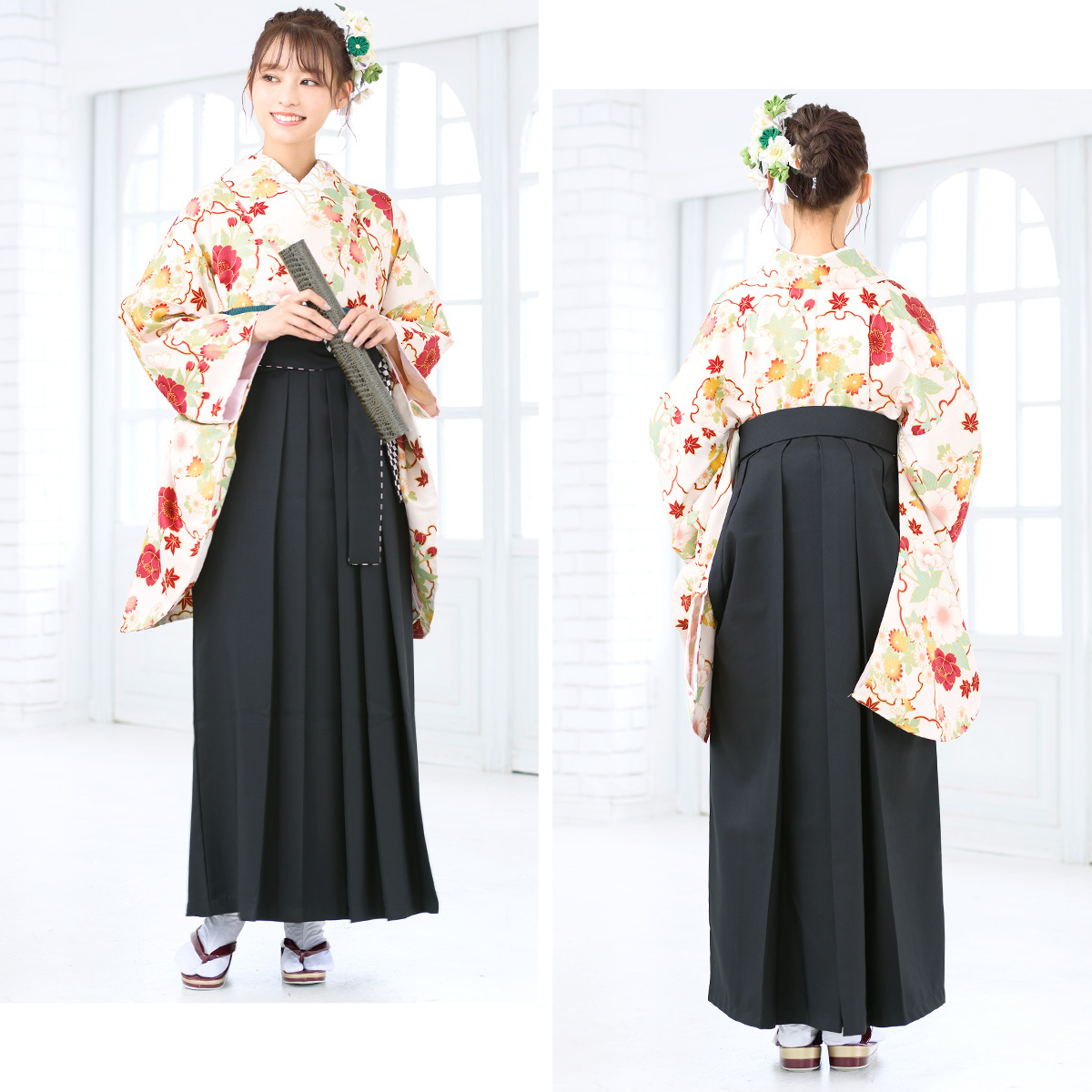 SOUBIEN（創美苑） レンタル 卒業式 袴 フルセット 女性 袴セット